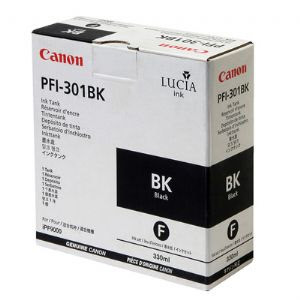 Canon Ink Tank - PFI-301 - iPF 8000 8000S 9000 9000S - 330ml - BLACK