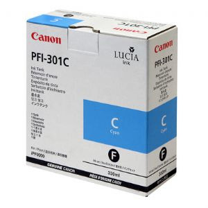 Canon Ink Tank - PFI-301 - iPF 8000 8000S 8100 9000 9000S 9100 - 330ml - CYAN