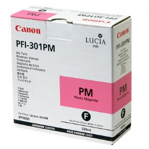 Canon Ink Tank - PFI-301 - iPF 8000 8000S 8100 9000 9000S 9100 - 330ml - PHOTO MAGENTA