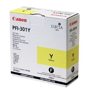 Canon Ink Tank - PFI-301 - iPF 8000 8000S 8100 9000 9000S 9100 - 330ml - YELLOW