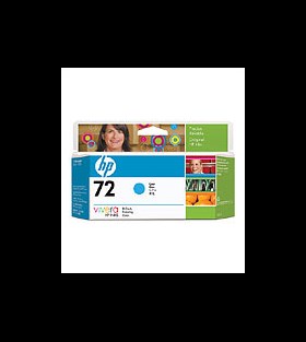 #72 Cyan Ink Cartridge (130ml) For HP Designjet T1100 and T610 plotters
