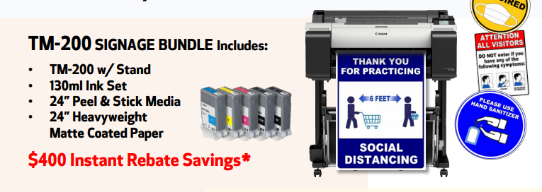 canon plotter tm 200