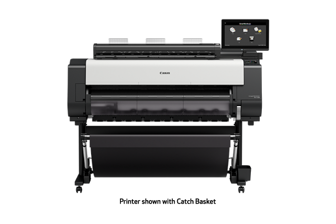 Canon imagePROGRAF TX-4100 MFP Z36 with basket Canon imagePROGRAF TX-4100 MFP Z36 with basket, front