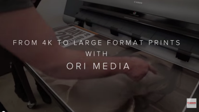 Canon 8400 Large Plotter Printer Used by Ori Media